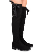 Kozaki damskie Foreverfolie H308 Czarne