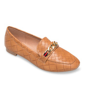 Mokasyny damskie N/M 918-18 Brązowe