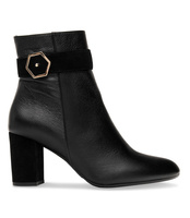 Botki damskie Laura Messi 1823 Czarne