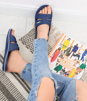 Klapki młodzieżowe basenowe Lano KL-3-0212/A Granatowe