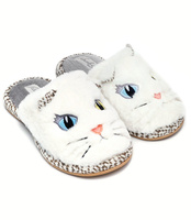 Kapcie damskie Natural Style NS-228 Białe