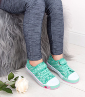 Trampki dziecięce Underline 8C181102 Zielone