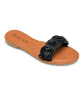 Klapki damskie Laura Mode F-40 Czarne