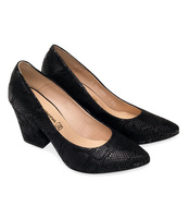 Czółenka damskie Laura Messi 1301 Czarne