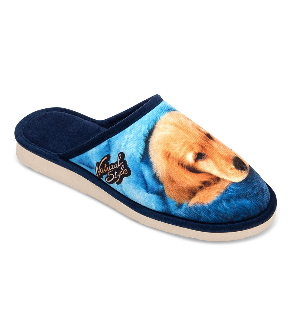 Kapcie damskie Natural Style NS-120 Śpiący Piesek