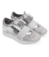 Buty sportowe damskie N/M KS-1117 Srebrne