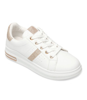 Buty sportowe damskie N/M HY276 Biało-Złote