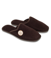 Kapcie męskie Natural Style NS-500 Brązowe