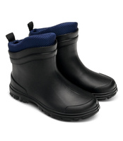 Kalosze damskie Realpaks ETBG-15VS8 Czarno - Niebieskie