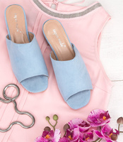 Klapki damskie Super Mode 2189 Niebieskie