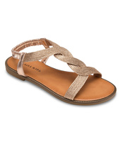 Sandałki damskie Laura Mode F-11 Szampańskie