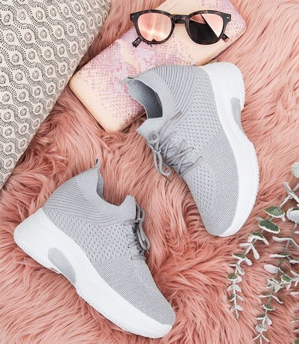 Buty sportowe damskie Bellamica RA088 Szare