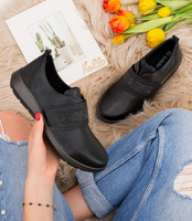 Półbuty damskie Inblu WG-45 Czarne