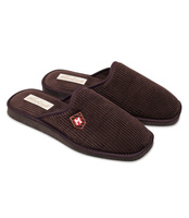 Kapcie męskie Natural Style NS-251 Brązowe