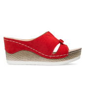 Klapki damskie Skotnicki KL-3-6025 Czerwone