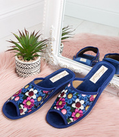 Kapcie damskie Natural Style NS-065 Granatowe