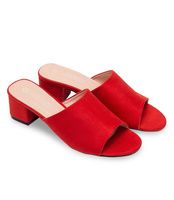 Klapki damskie Laura Mode QL-89 Czerwone