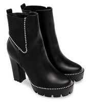 Botki damskie N/M 18801 Czarne