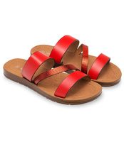 Klapki damskie Super Mode 6127 Czerwone