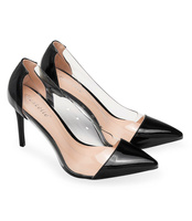 Czółenka damskie Bestelle B1639-47 Czarne