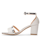 Sandałki damskie Abloom A3076 Srebrne