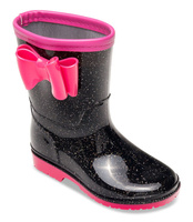 Kalosze dziecięce Lano FMTT-02 Czarno-Różowe