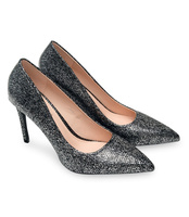 Czółenka damskie Bestelle 1639-1 Czarne