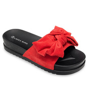 Klapki damskie Laura Mode SYT-04 Czerwone