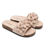 Klapki damskie Abloom WL583 Beżowe