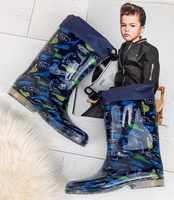 Kalosze dziecięce Lano FMTT-04 Granatowe