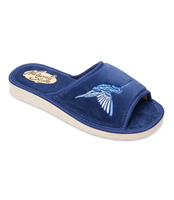 Kapcie damskie Natural Style NS-037 Niebieskie