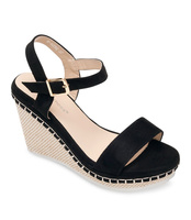 Sandałki damskie Ideal Shoes U-6292 Czarne