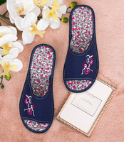 Kapcie damskie Natural Style NS-602 Granatowe