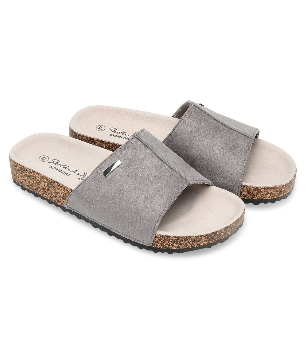 Klapki damskie Skotnicki KL-3-0509 Szare