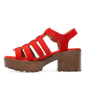 Sandałki damskie Bello Star 333-55 Czerwone