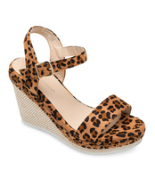 Sandałki damskie Ideal Shoes U-6292 Panterka