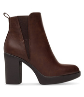 Botki damskie Super Mode 6917 Brązowe