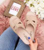 Klapki damskie Skotnicki KL-3-0541 Beżowe