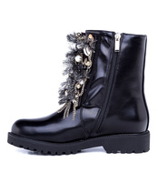 Botki damskie Ideal Shoes ES8519 Czarne