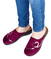 Kapcie damskie Inblu RA-65 Śliwkowe