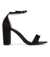 Sandałki damskie Laura Mode QL-163 Czarne