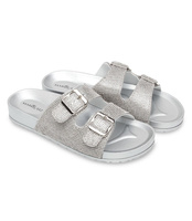 Klapki damskie Marquiiz K-9176 Srebrne