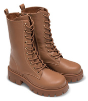 Botki damskie Sixth Sens JW148 Brązowe