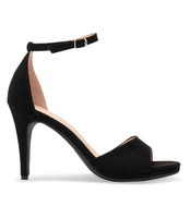 Sandałki damskie Laura Mode QL-128 Czarne