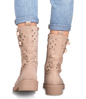 Botki damskie Lady Glory HQ291 Beżowe