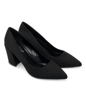 Czółenka damskie Ideal Shoes D-1232 Czarne