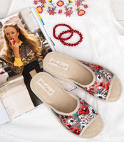 Kapcie damskie Natural Style NS-039 Brązowe