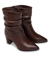 Botki damskie Super Mode 372 Brązowe