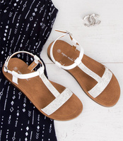 Sandałki damskie Super Mode 3619 Białe