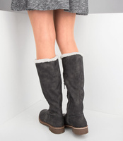 Kozaki damskie Sixth Sens F132 Szare